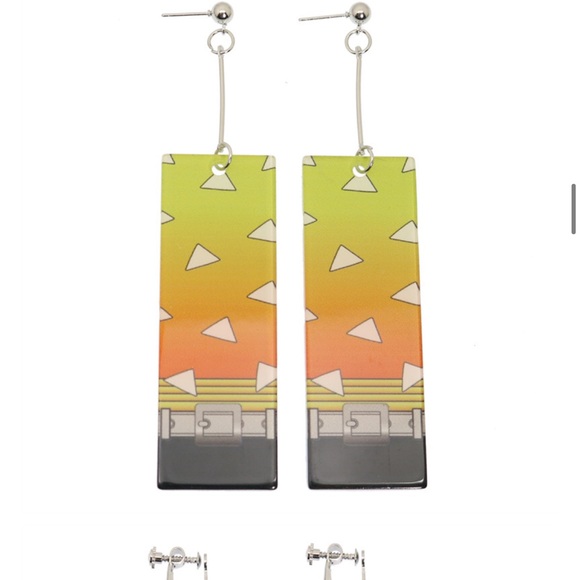 Tanjirou Kamado Demon Slayer Earrings - Picture 10 of 10